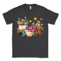 Smoke Western Cowgirl Coffee Cup Bbs Classic Tee - BundleAndBundleShop
