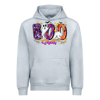Heather Grey boo sheet Urban Hoodie - CowhideDigitalArt