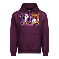 Mauve Wine boo sheet Urban Hoodie - CowhideDigitalArt
