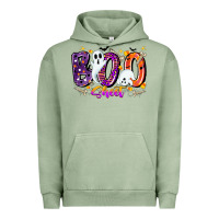 Pigment Oil Green boo sheet Urban Hoodie - CowhideDigitalArt