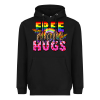 Black Free Mom hugs Heavyweight Hoodie - FaDigitalArtStudio