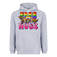 Heather Grey Free Mom hugs Heavyweight Hoodie - FaDigitalArtStudio