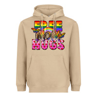 Mushroom Free Mom hugs Heavyweight Hoodie - FaDigitalArtStudio