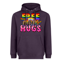 Plum Free Mom hugs Heavyweight Hoodie - FaDigitalArtStudio