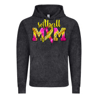 Vintage Black Softball Mom Breast Cancer Vintage Hoodie - BundleAndBundleShop