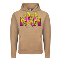 Vintage Coffee Softball Mom Breast Cancer Vintage Hoodie - BundleAndBundleShop