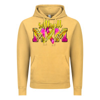 Vintage Mustard Softball Mom Breast Cancer Vintage Hoodie - BundleAndBundleShop