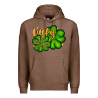 Chestnut St. Patrick's Lucky and shamrock Premium Hoodie - OliviaCreatesArt