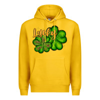 Lemon St. Patrick's Lucky and shamrock Premium Hoodie - OliviaCreatesArt
