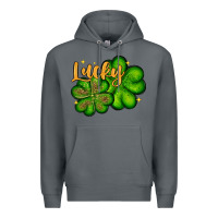 Rock St. Patrick's Lucky and shamrock Premium Hoodie - OliviaCreatesArt