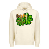 Sandshell St. Patrick's Lucky and shamrock Premium Hoodie - OliviaCreatesArt