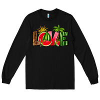Black love watermelon Long Sleeve Tee - RanaPortraitStore
