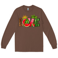 Chestnut love watermelon Long Sleeve Tee - RanaPortraitStore