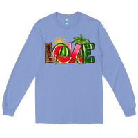 Colony Blue love watermelon Long Sleeve Tee - RanaPortraitStore