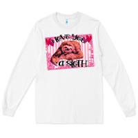 White Valentine Sloth Long Sleeve Tee - Bettercallsaul