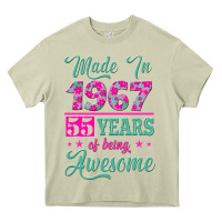 Mossy made in 1967, 55 years of being awesome Heavy Core Tee - Jasminsmagicworld