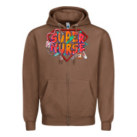 Chestnut super nurse Zipper Hoodie - CowGirlArtShop