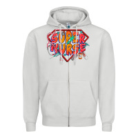 Dove Grey super nurse Zipper Hoodie - CowGirlArtShop