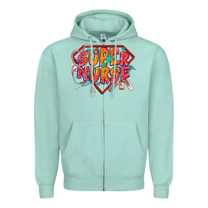 Super Nurse Zipper Hoodie by CowGirlArtShop | Teevron