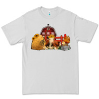 Dove Grey Red Barn Farm Animals Premium Tee - Jasminsmagicworld