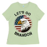 Matcha Lets Go Brandon American Bald Eagle Ladies Tee - Jasminsmagicworld