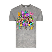 Cloud Rock Easter Day Rainbow Vintage Tee - BundleAndBundleShop