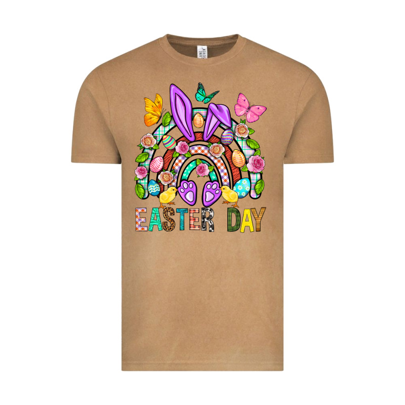 Easter Day Rainbow Vintage Tee by BundleAndBundleShop | Teevron