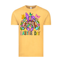 Vintage Mustard Easter Day Rainbow Vintage Tee - BundleAndBundleShop