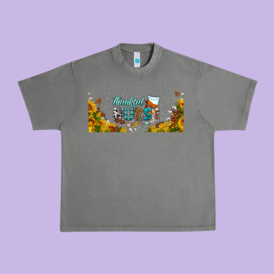 Thankful Nurse Fall Libbey Glass Urban Heavy Tee Designed By Bundleandbundleshop