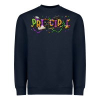 Navy mardi gras principal Heavyweight Sweatshirt - texasbilliewilder