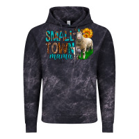 Cloud Black Small Town Mama With Sheeps Vintage Hoodie - BundleAndBundleShop