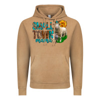 Vintage Camel Small Town Mama With Sheeps Vintage Hoodie - BundleAndBundleShop