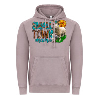 Vintage Zinc Small Town Mama With Sheeps Vintage Hoodie - BundleAndBundleShop