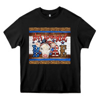 Black Western Star Spangled Baby Cow Heavy Core Tee - LillyAllenDesigns