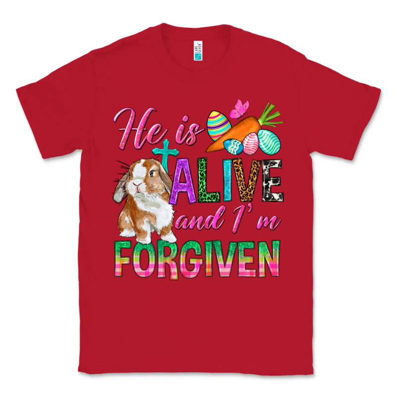 He Is Alive And I'm Forgiven Classic Tee by BundleAndBundleShop | Teevron