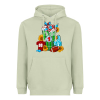 Matcha Football Frappe Heavyweight Hoodie - FaDigitalArtStudio