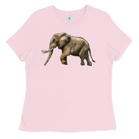 Bubblegum Pink Elephant Ladies Tee - LillyAllenDesigns