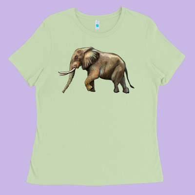 Elephant Ladies Tee Designed By Lillyallendesigns
