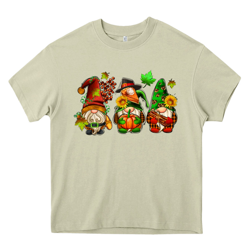 Fall Gnomes With Pumpkin Pie Heavy Core Tee by AdoDesignShop | Teevron