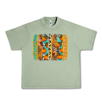 Oil Green fall pumpkin brushstroke Urban Heavy Tee - BundleAndBundleShop