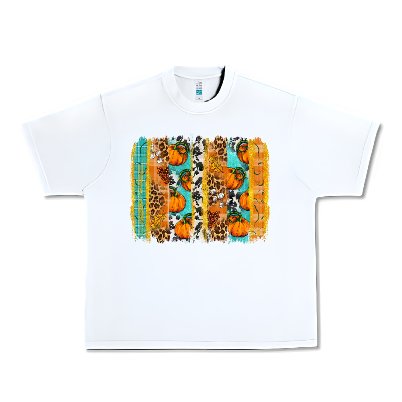 Fall Pumpkin Brushstroke Urban Heavy Tee by BundleAndBundleShop | Teevron