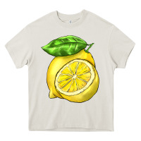 Cream lemon Heavy Core Tee - BarkalooDesign