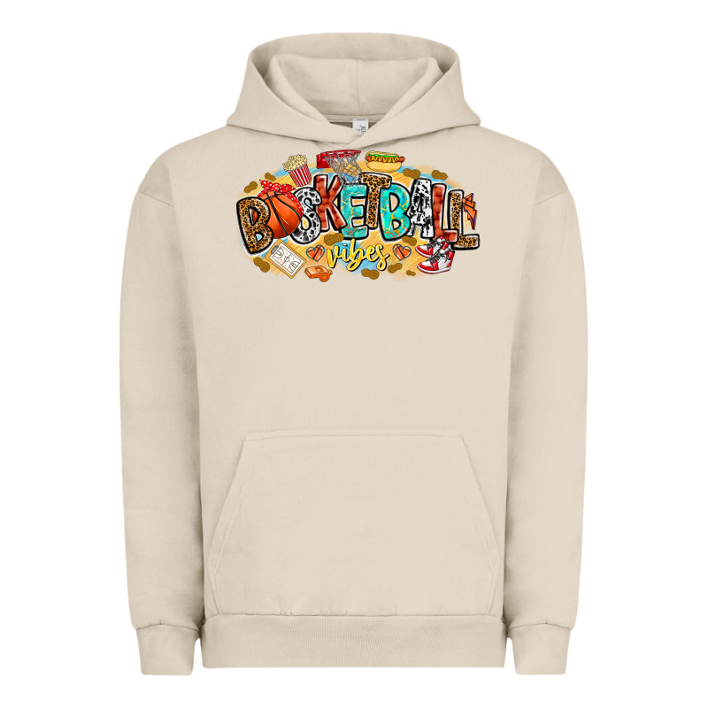 Basketball Vibes Urban Hoodie by CowhideDigitalArt | Teevron