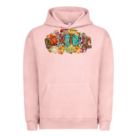 Pigment Salmon basketball vibes Urban Hoodie - CowhideDigitalArt