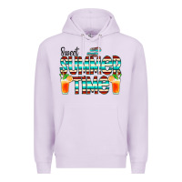 Lilac sweet summer time cocktail Premium Hoodie - CowCowDesign