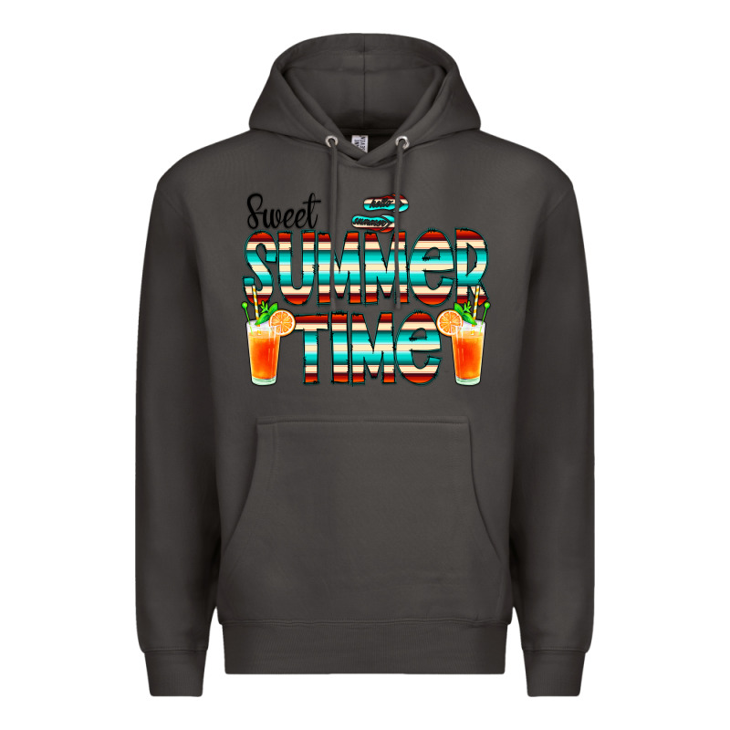 Sweet Summer Time Cocktail Premium Hoodie by CowCowDesign | Teevron