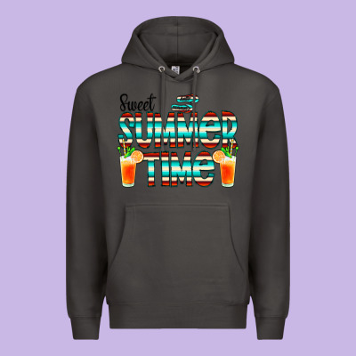 Sweet Summer Time Cocktail Premium Hoodie Designed By Cowcowdesign