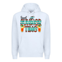 White sweet summer time cocktail Premium Hoodie - CowCowDesign