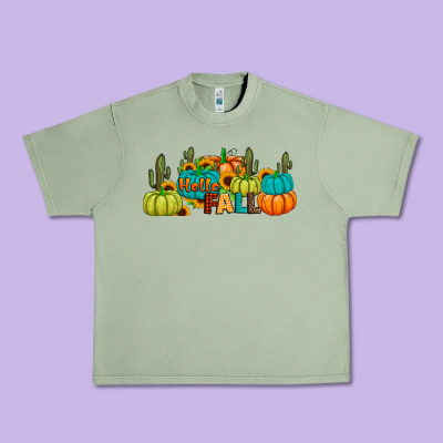 Hello Fall Urban Heavy Tee Designed By Jahusdesignshop