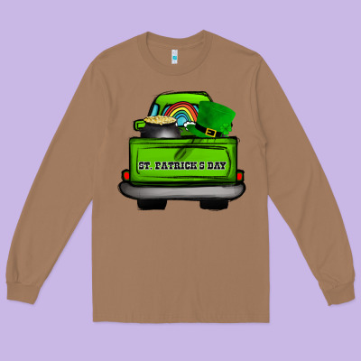 St Patrick's Day Truck Long Sleeve Tee Designed By Bettercallsaul